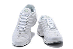 Air Max Plus TN1 ´´Triple White``(sola cinza)