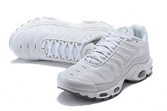 Air Max Plus TN1 ´´Triple White``(sola cinza)